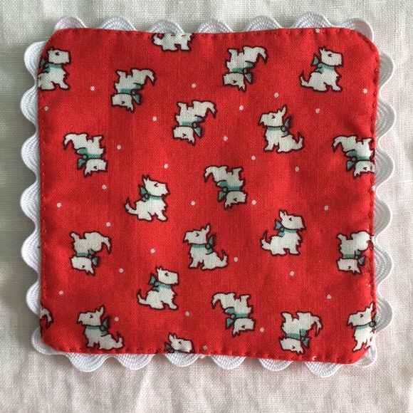 ✨Handmade Vintage-style Scottie Dog Coasters, set of 2✨ - Picture 6 of 12